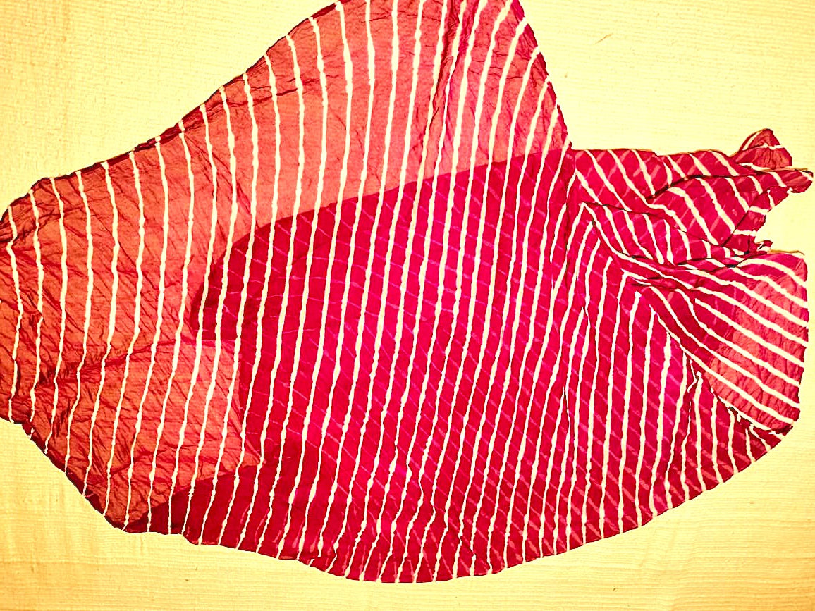 Lehriya tie and dye georgett scarves