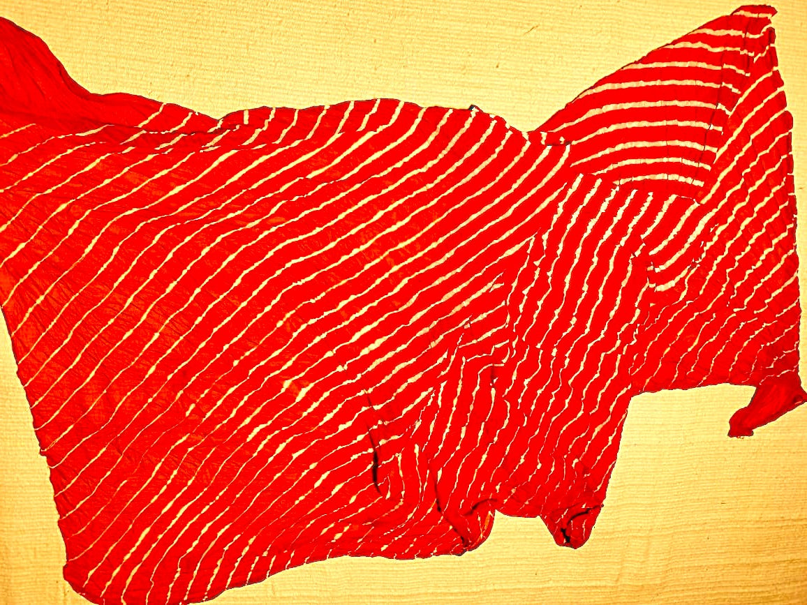 Lehriya tie and dye georgett scarves