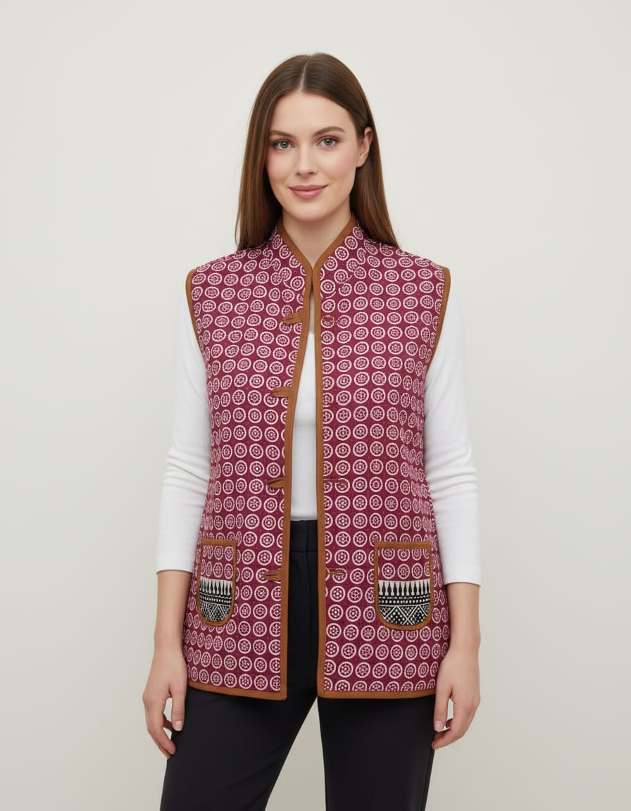 Outwear folk vests