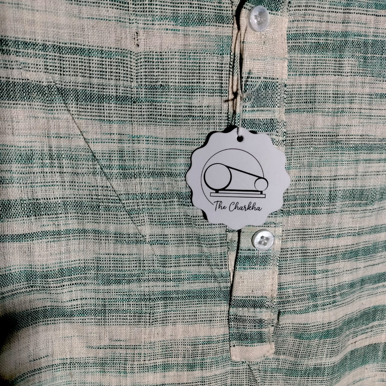 3/4 sleeves short cotton khadi unisex kurta