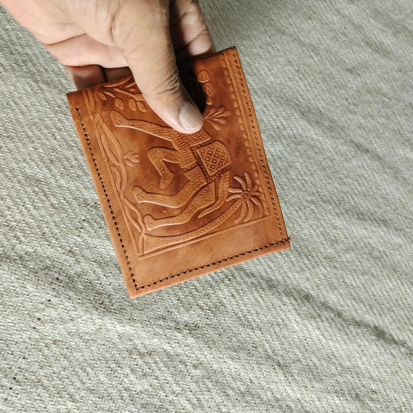 Camel natural leather wallet/purse for man (Copy)