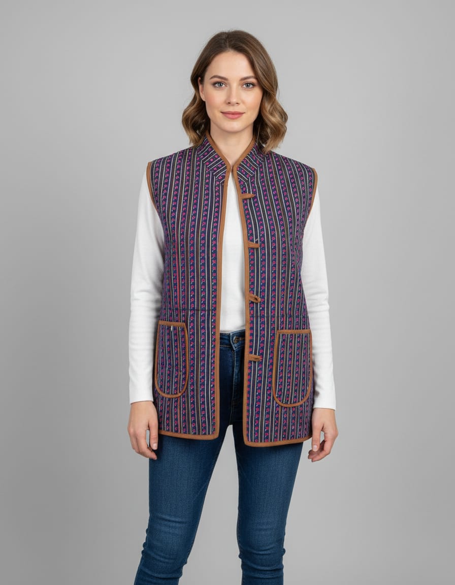 Outwear folk vests