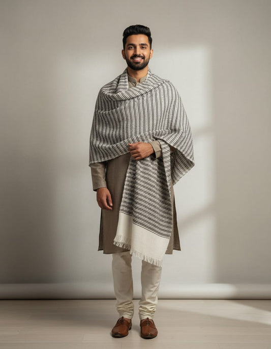 Mens handwoven shawls