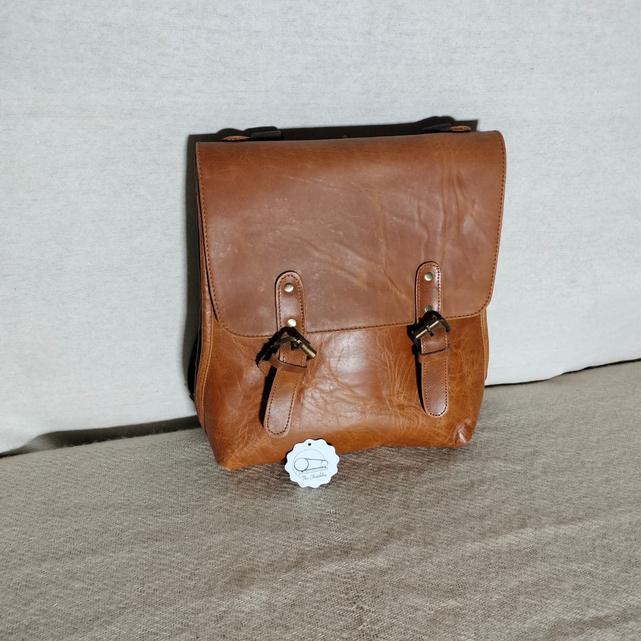 Handcrafted Leather pithu bag