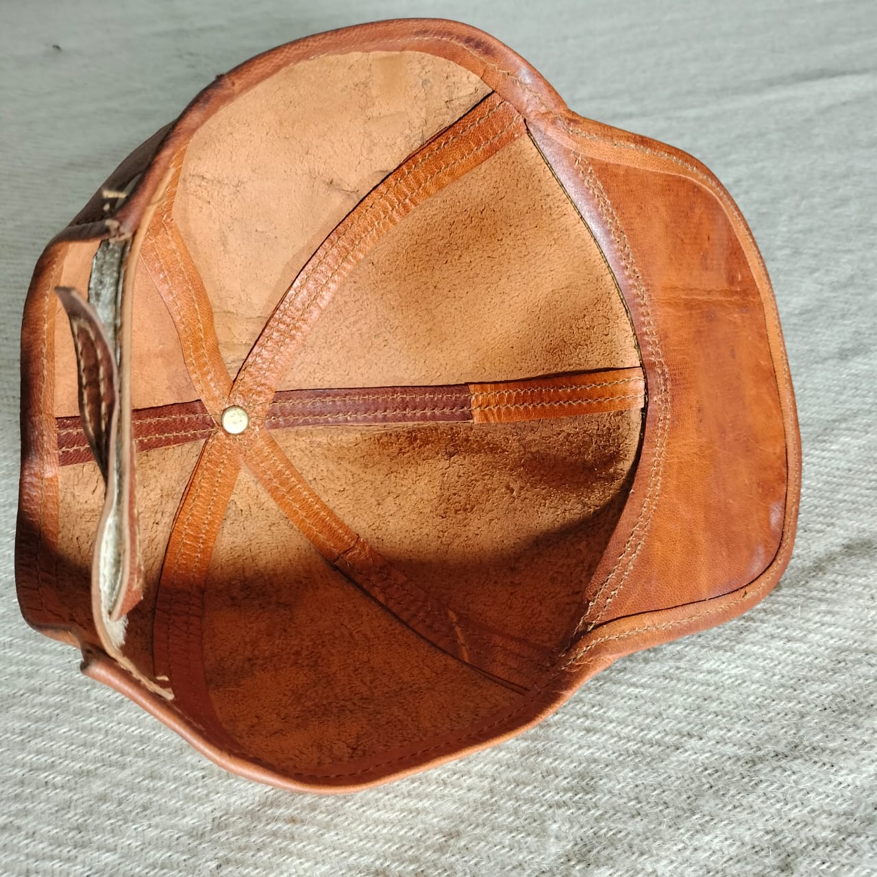 Handcrafted Leather Cap