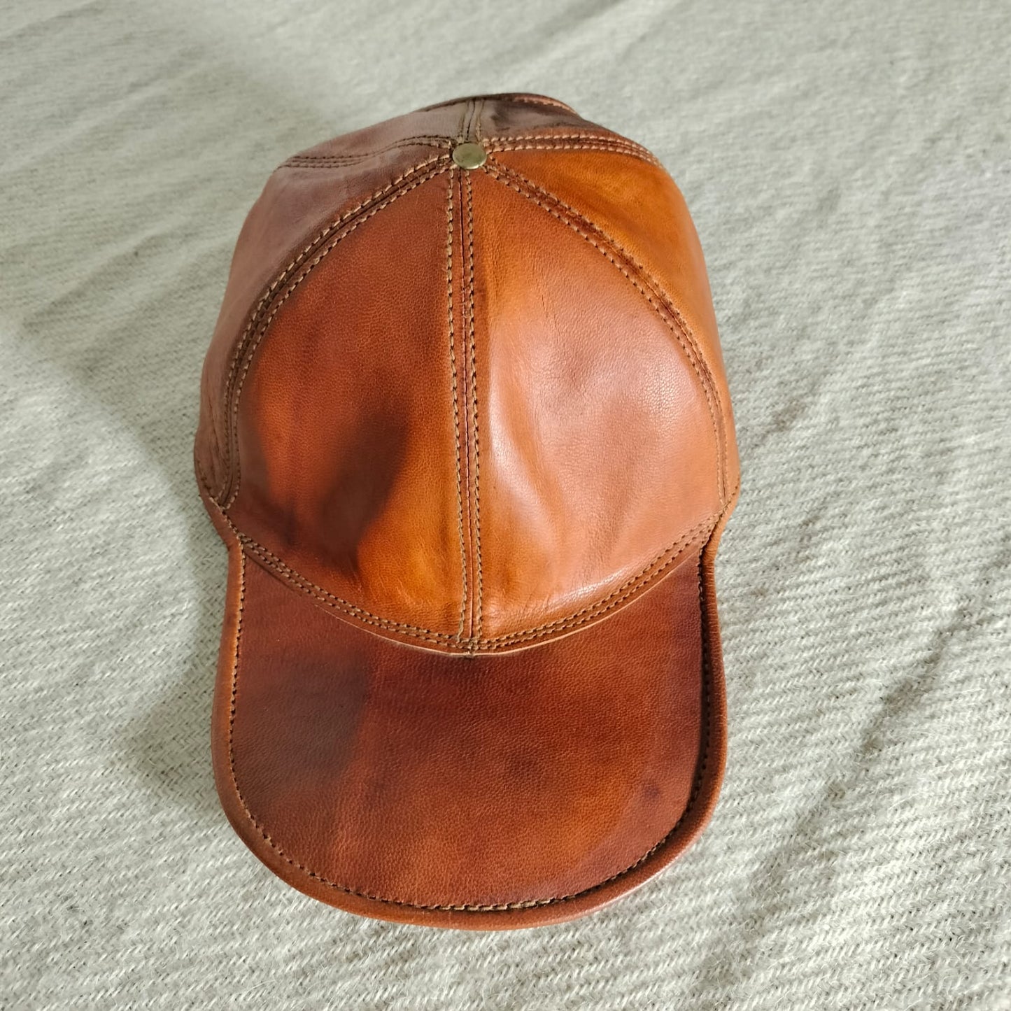 Handcrafted Leather Cap