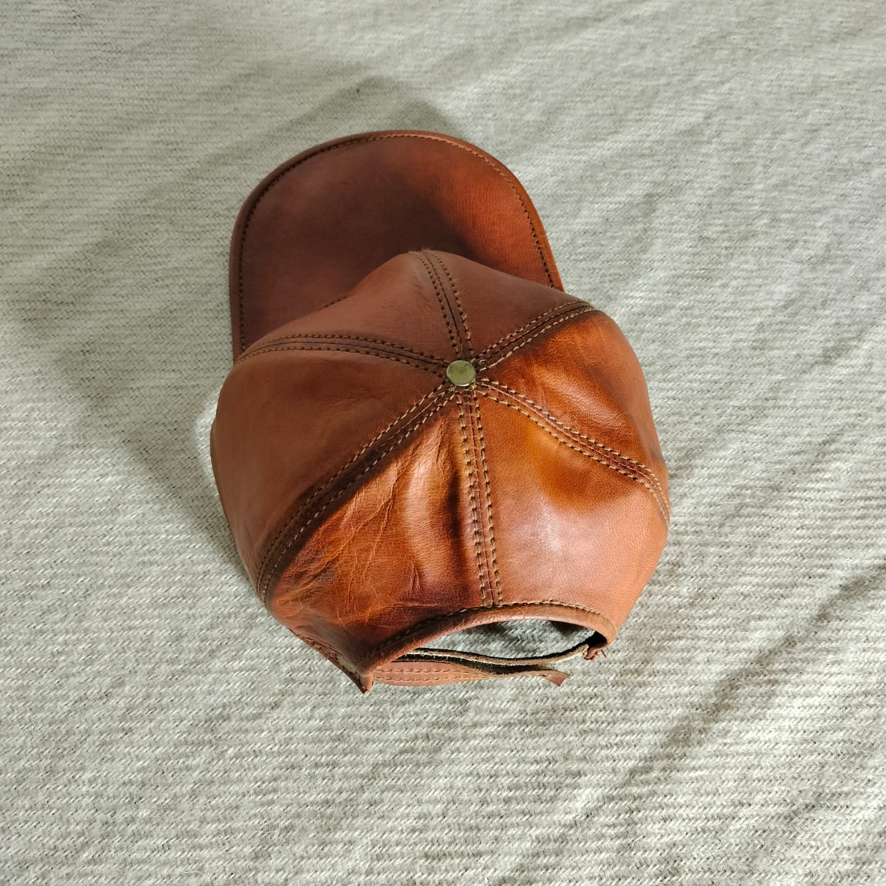 Handcrafted Leather Cap
