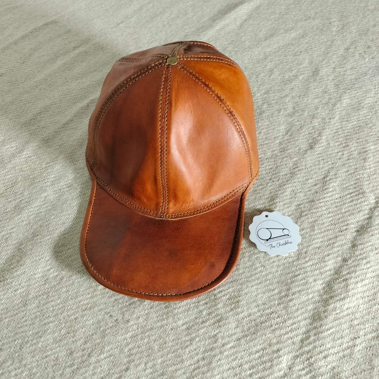Handcrafted Leather Cap