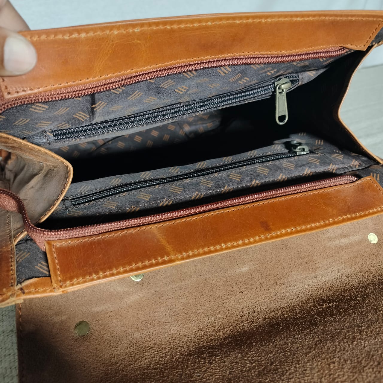 Handcrafted Leather pithu bag