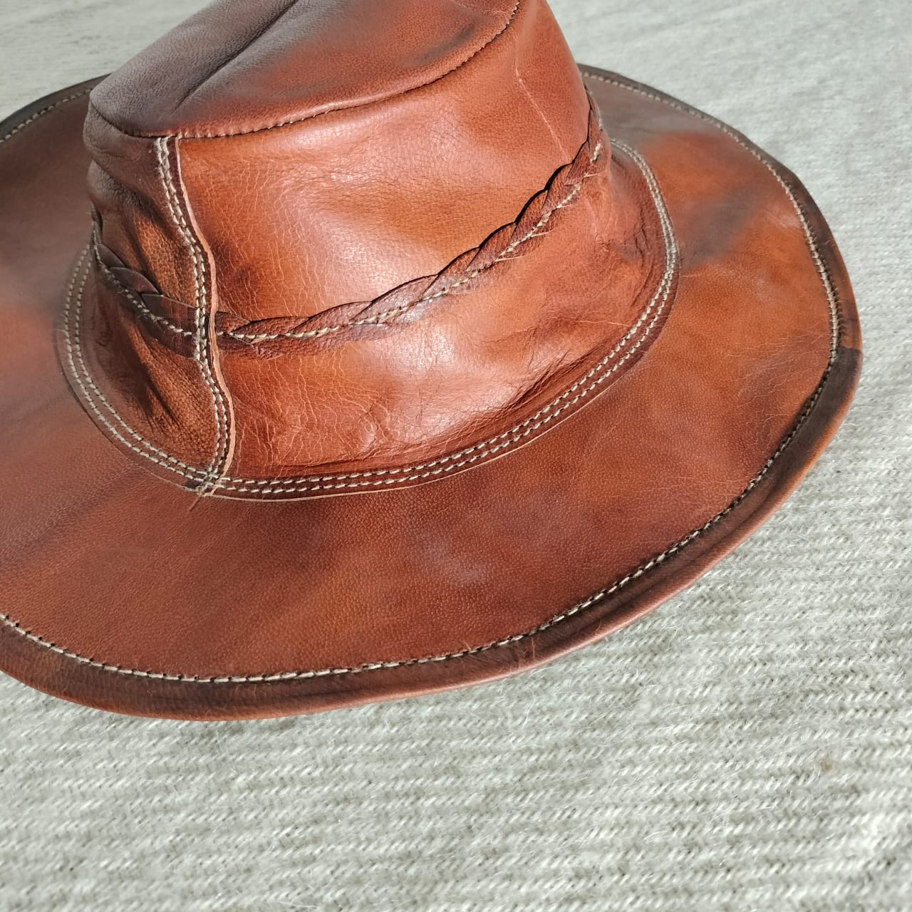 Handcrafted Leather Hat