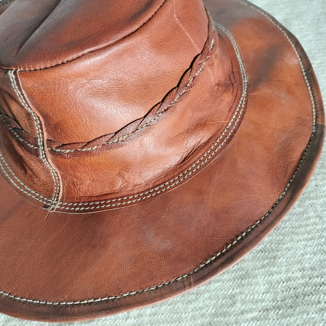 Handcrafted Leather Hat