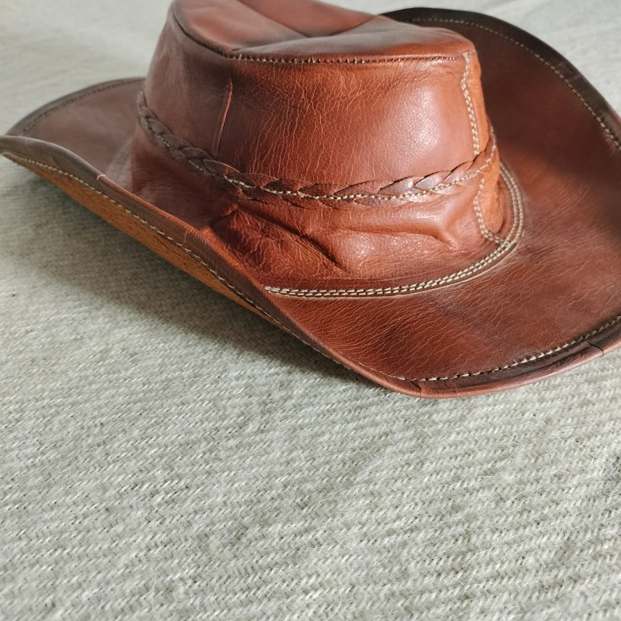 Handcrafted Leather Hat