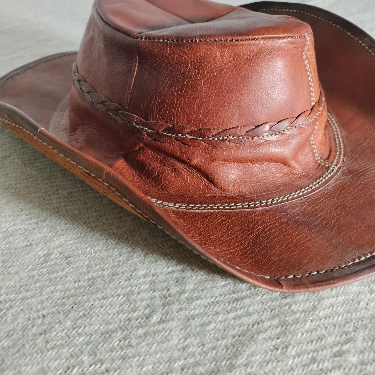 Handcrafted Leather Hat