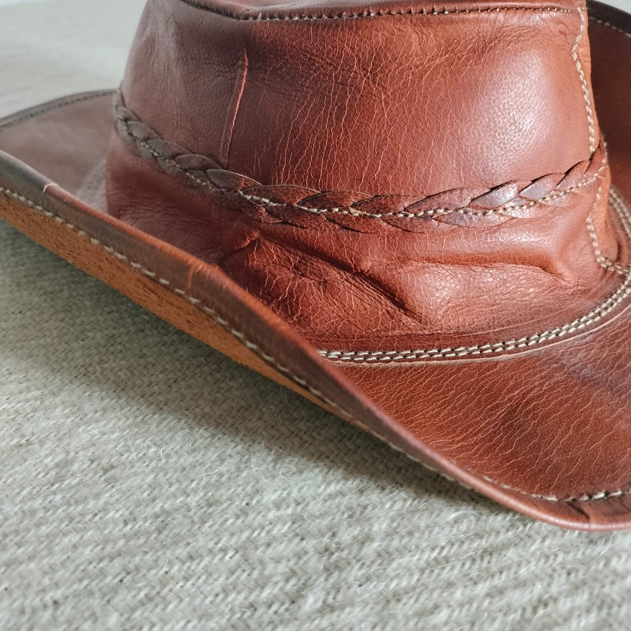 Handcrafted Leather Hat
