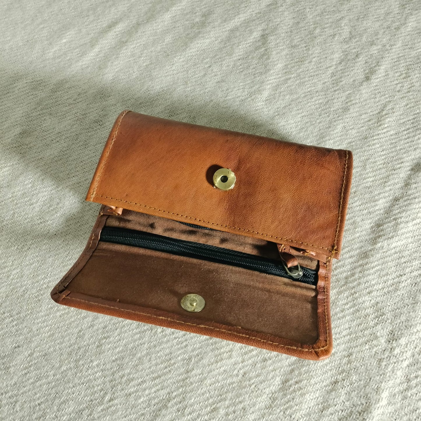 Leather clutch purse for girls and women