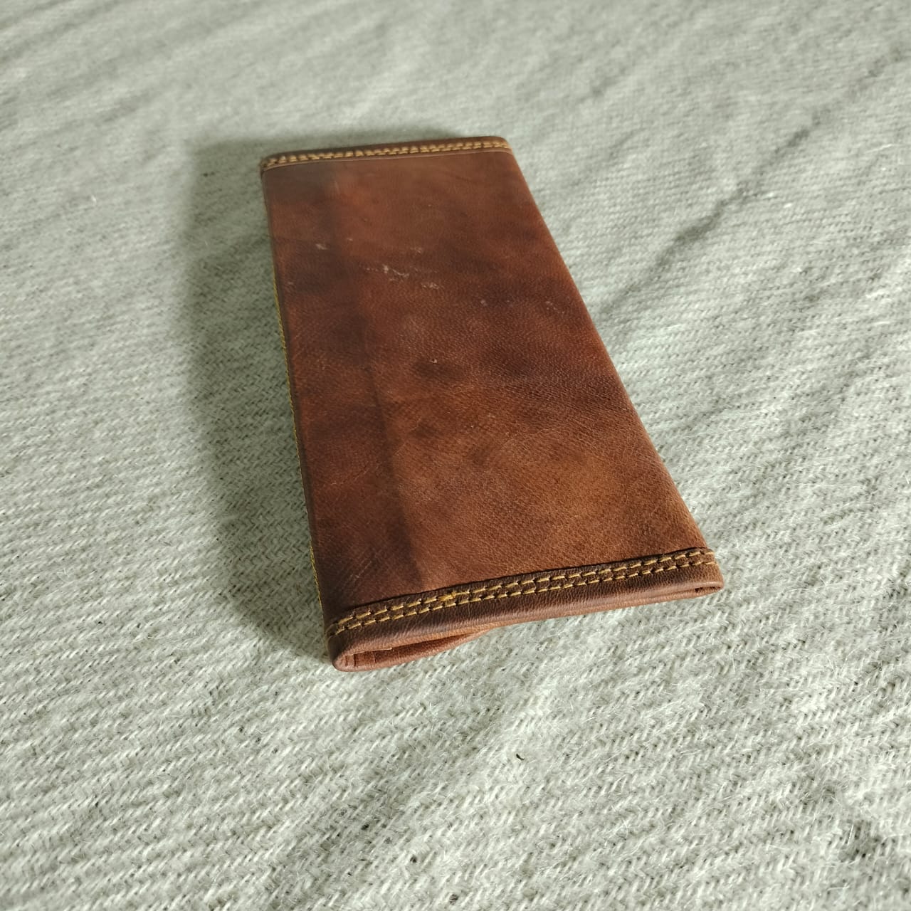 Leather embroidered clutch purse for girls and women