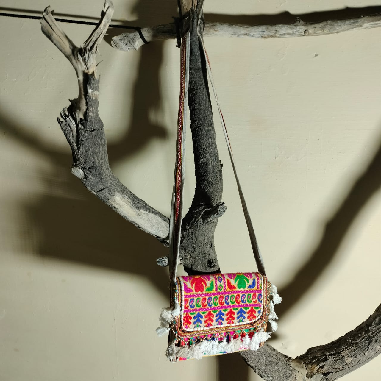 Vintage rajasthani handembroidary sling bags