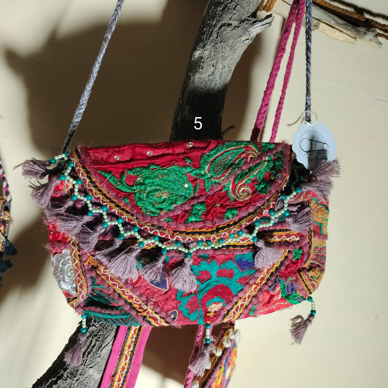 Vintage rajasthani handembroidary sling bags