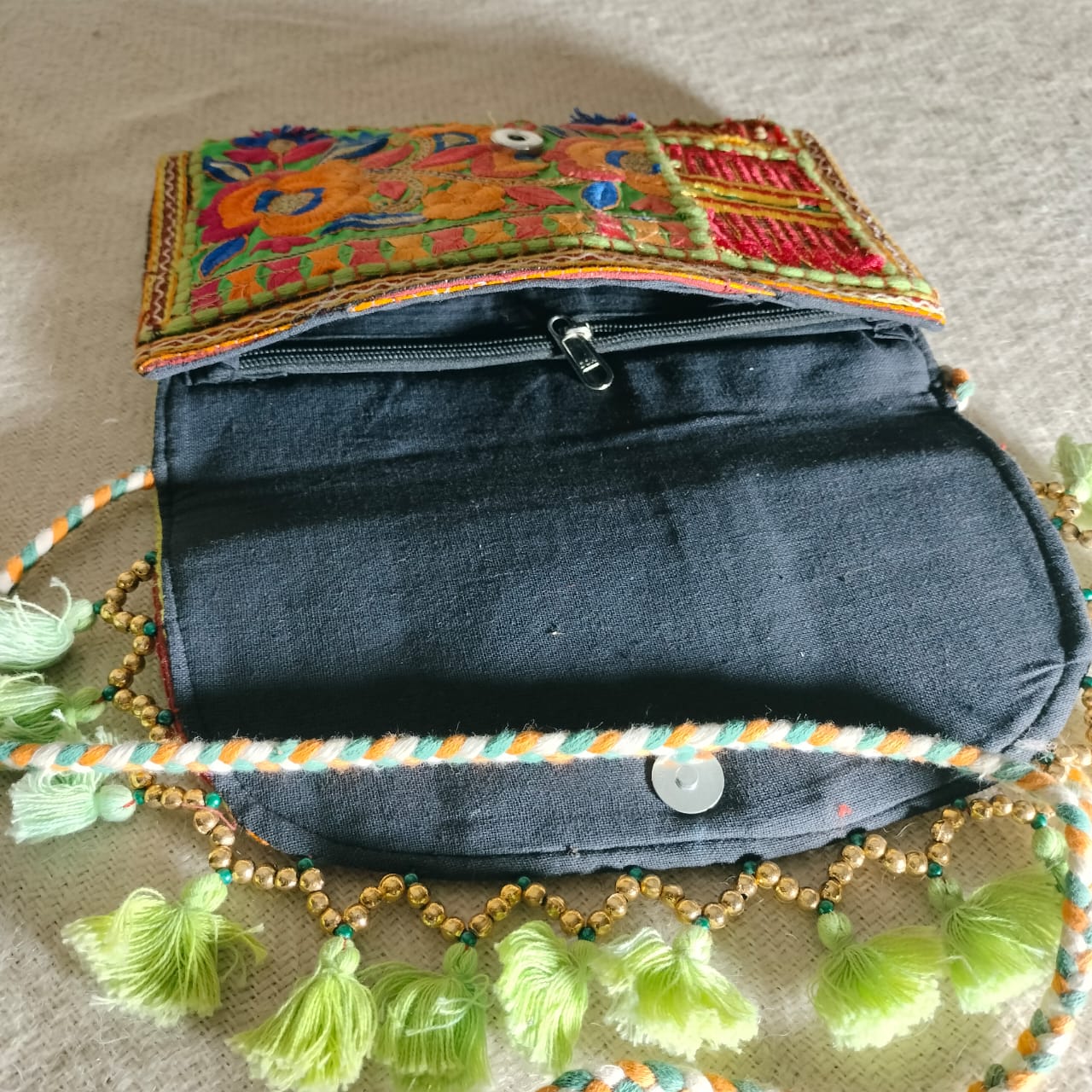 Vintage rajasthani handembroidary sling bags