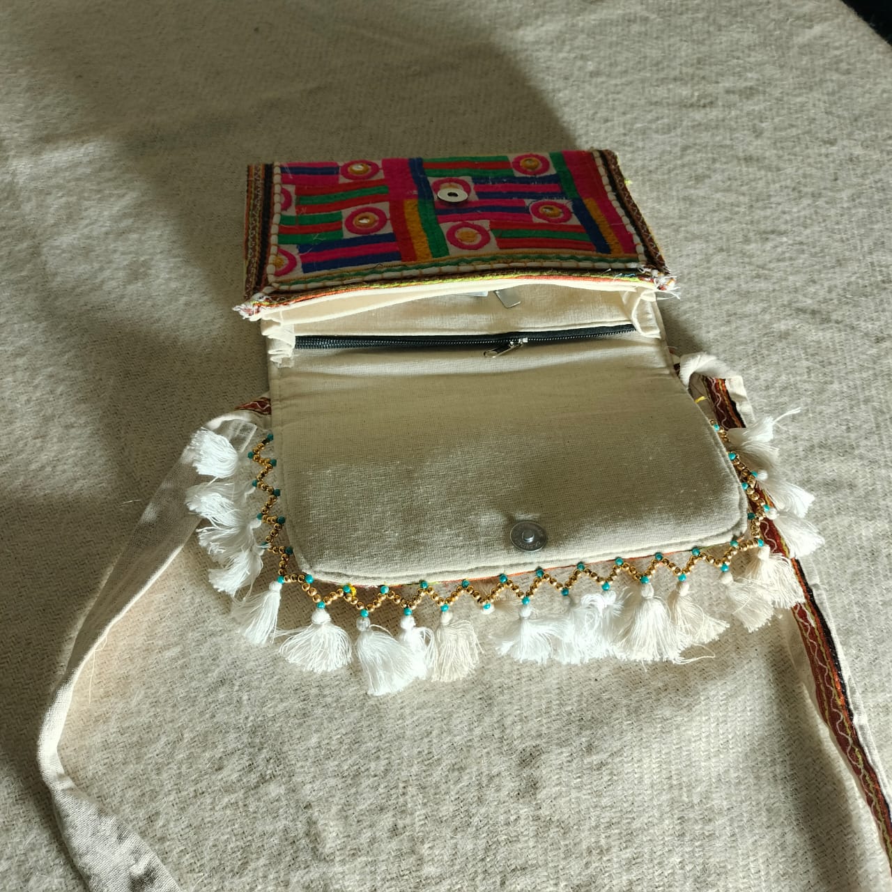 Vintage rajasthani handembroidary sling bags