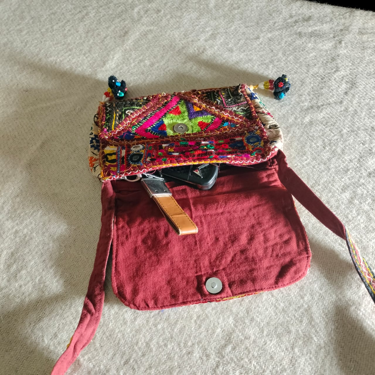 Vintage rajasthani handembroidary sling bags