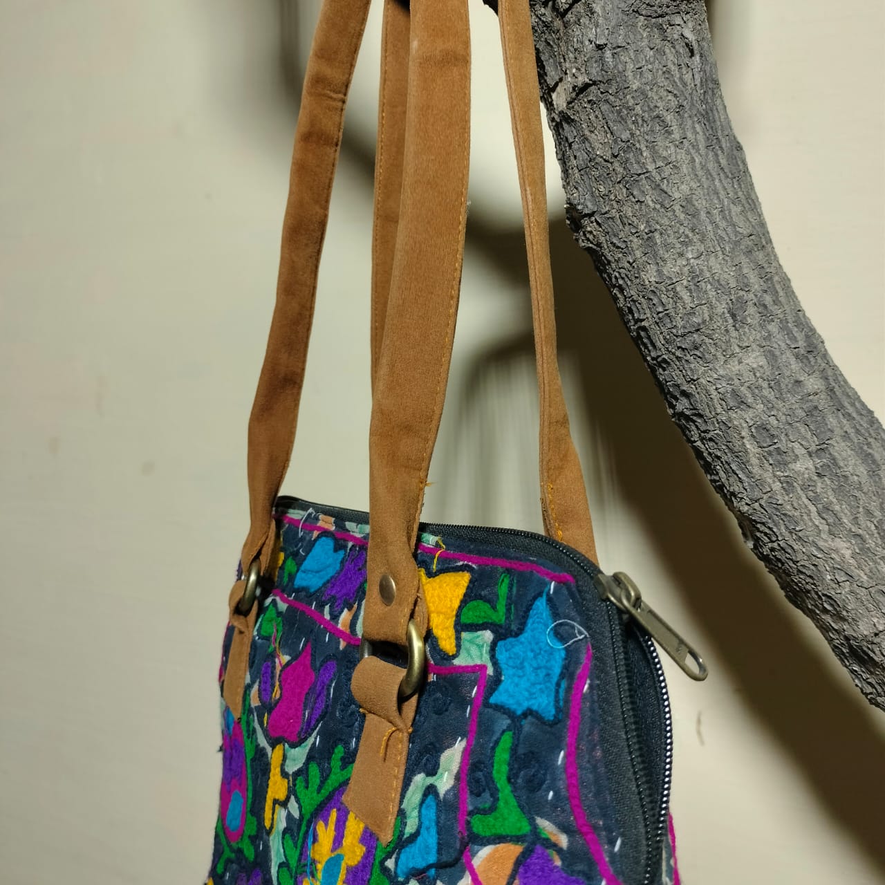 Suzani work shoulder bag available for girls and women