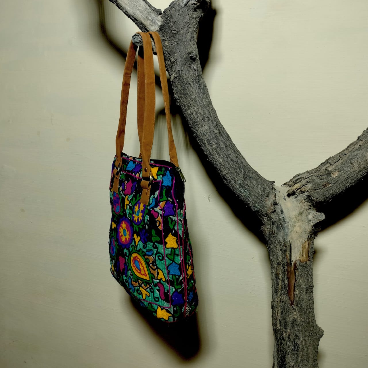 Suzani work shoulder bag available for girls and women
