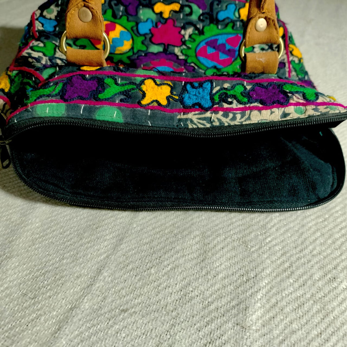 Suzani work shoulder bag available for girls and women