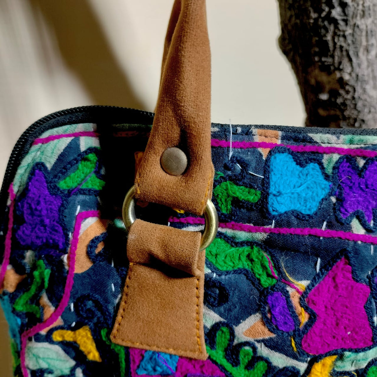 Suzani work shoulder bag available for girls and women