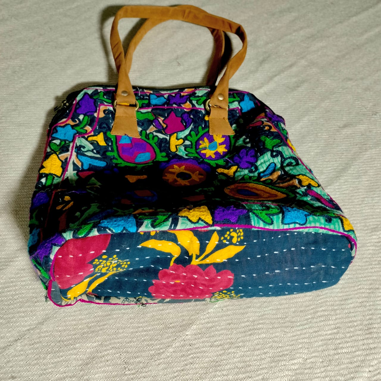 Suzani work shoulder bag available for girls and women