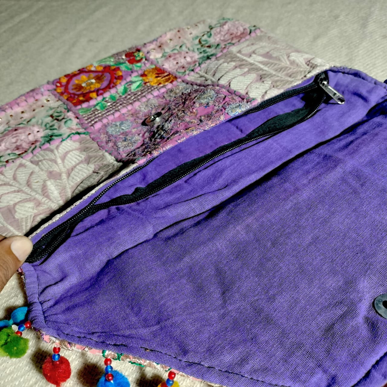 Handmade sling bags