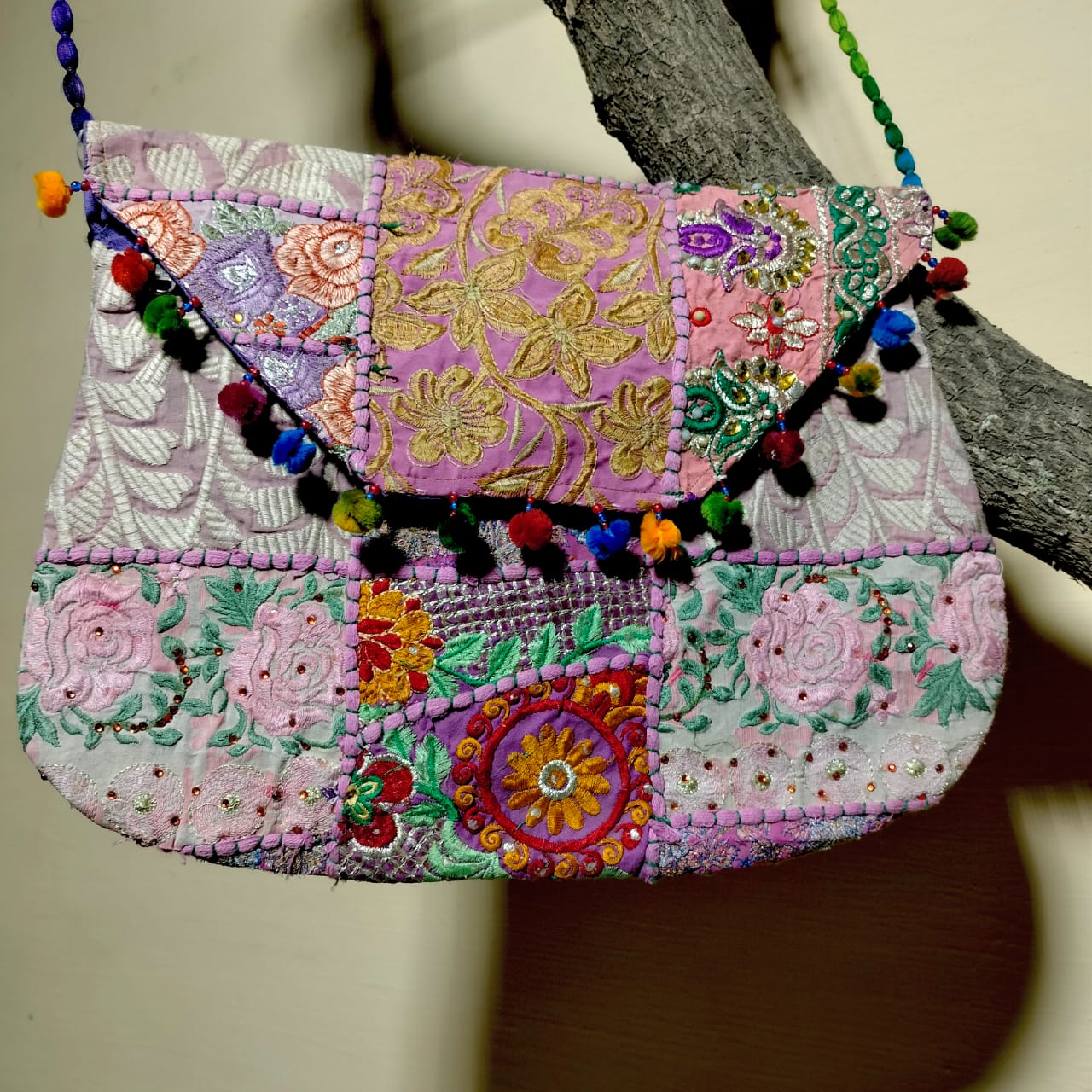Handmade sling bags