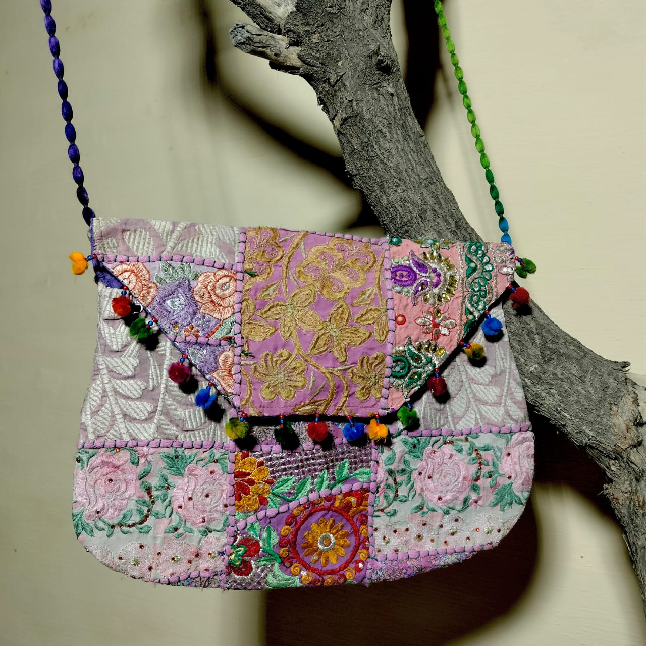 Handmade sling bags