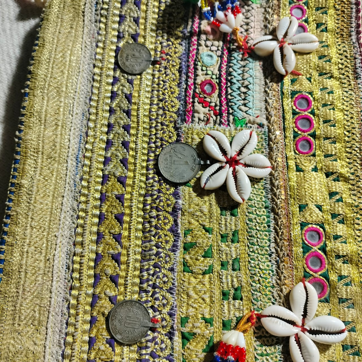 Handcrafted embroiderd tote bag