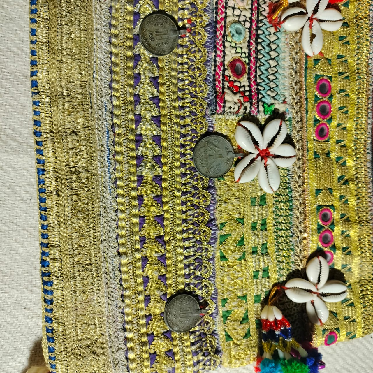 Handcrafted embroiderd tote bag