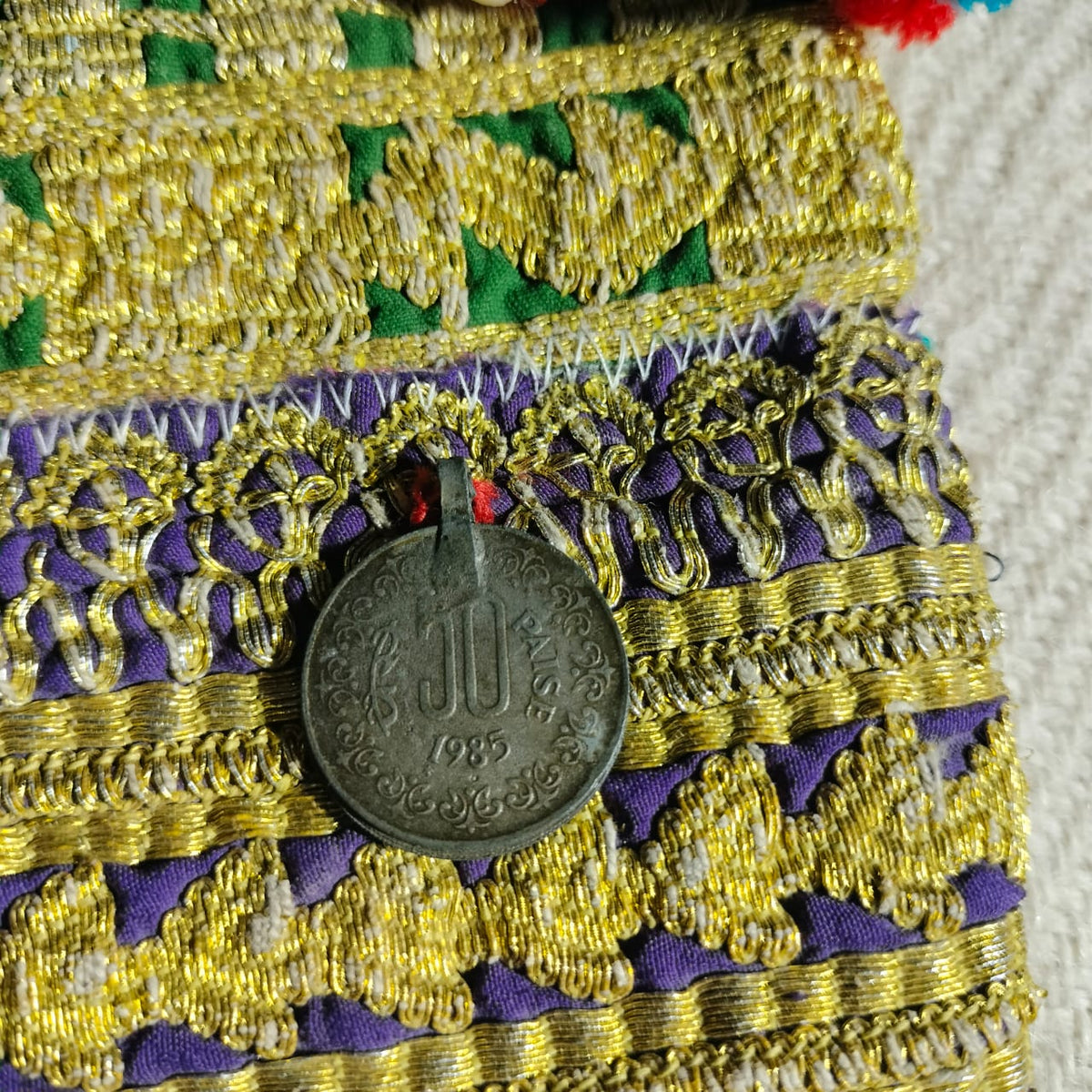 Handcrafted embroiderd tote bag
