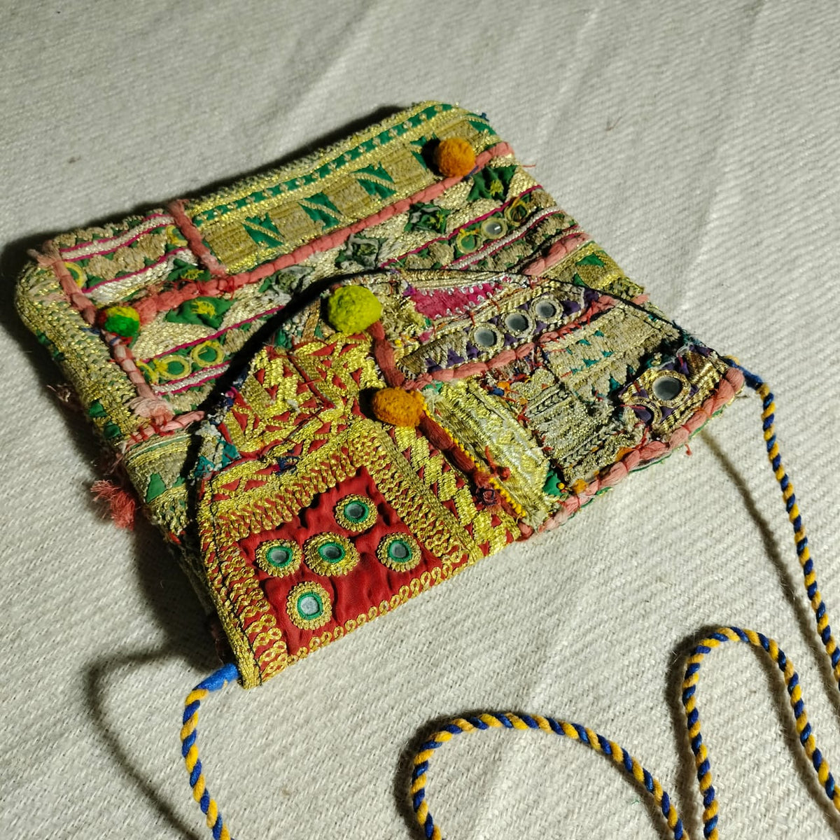 Handcrafted sling bags