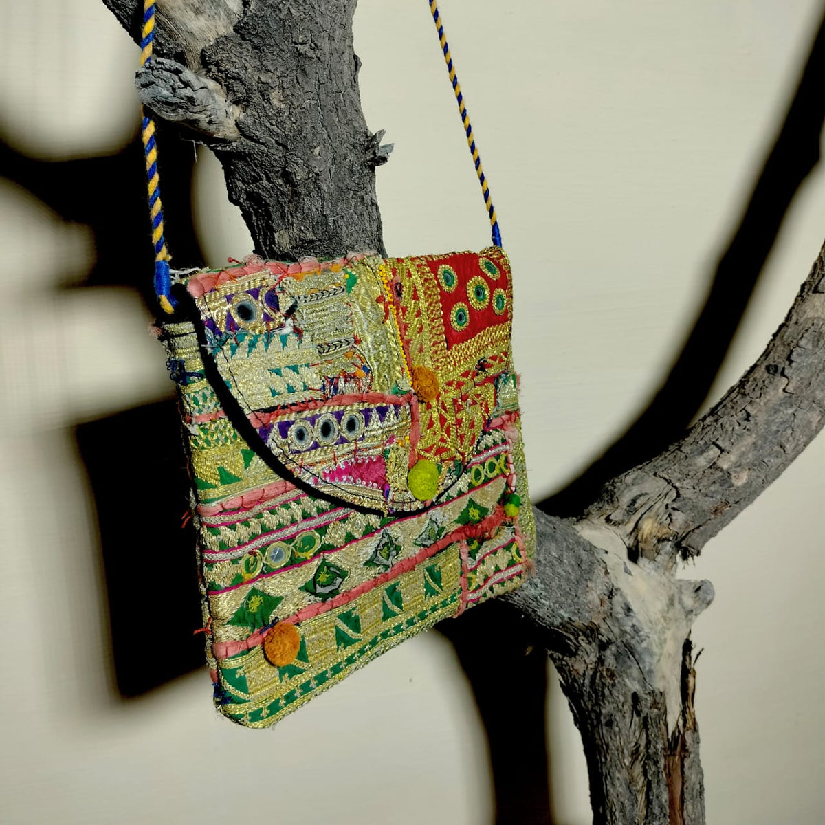 Handcrafted sling bags