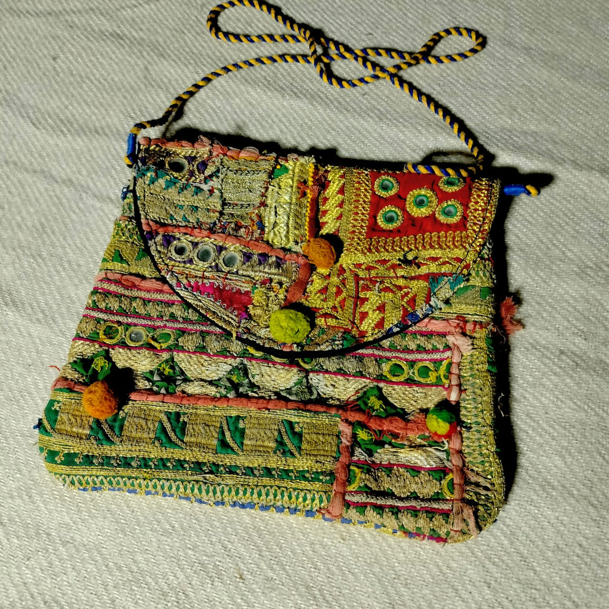 Handcrafted sling bags