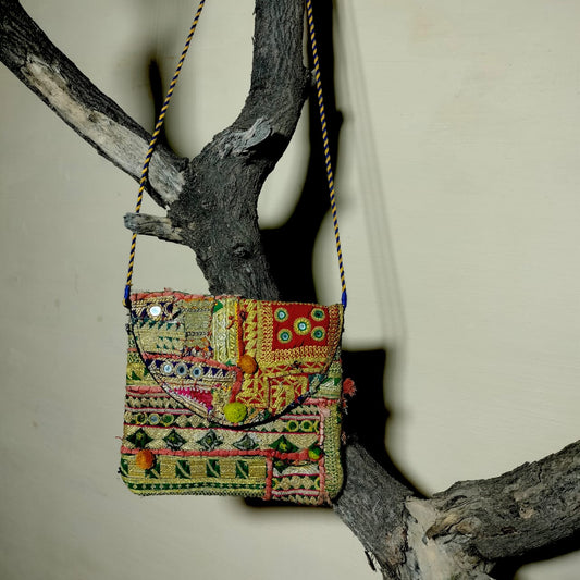 Handcrafted sling bags