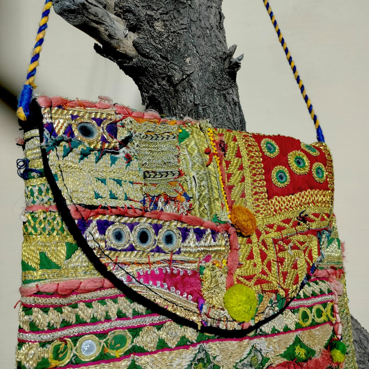 Handcrafted sling bags