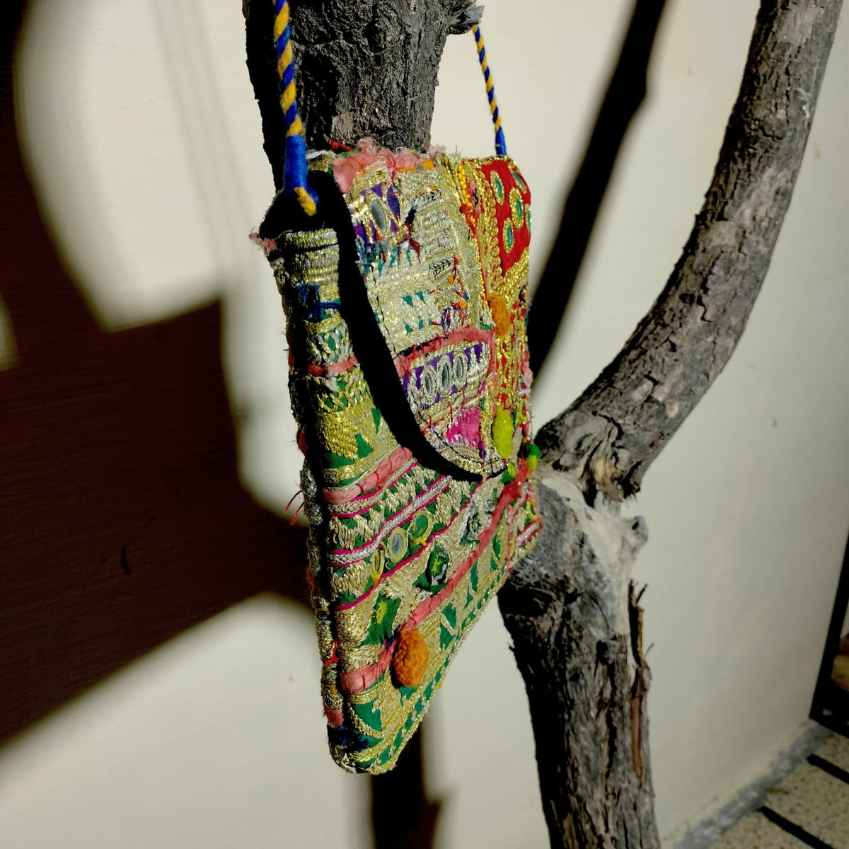 Handcrafted sling bags