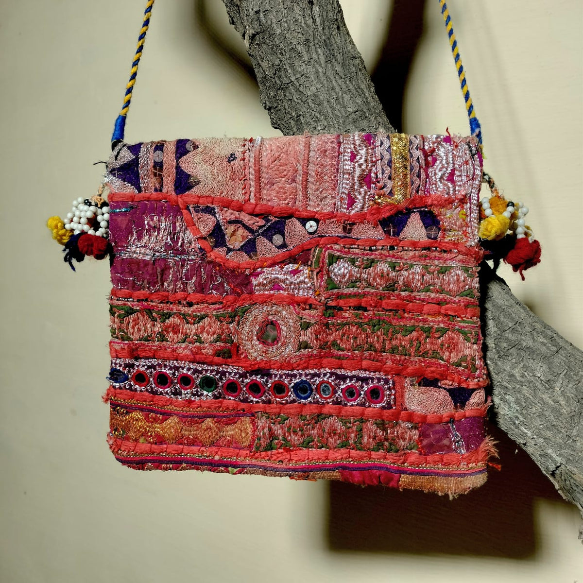 Handcrafted sling bags