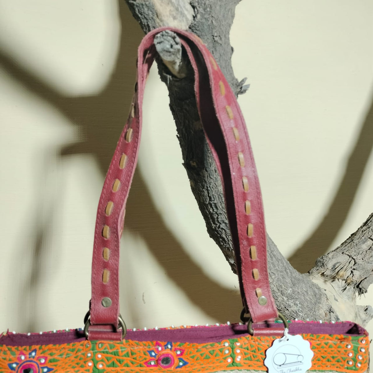 Handcrafted embroidered shoulder Bag