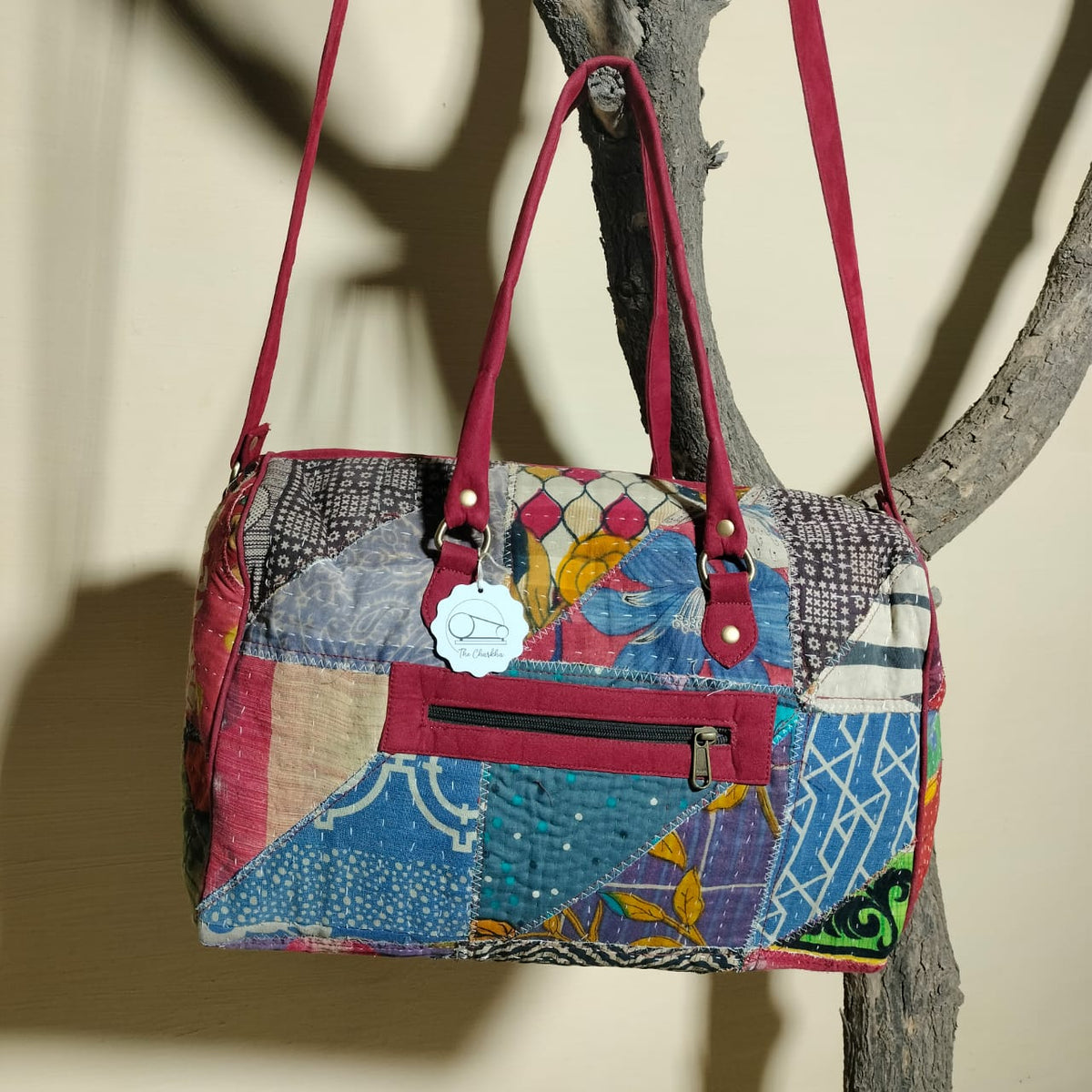 Handcrafted patchwork travel Bag