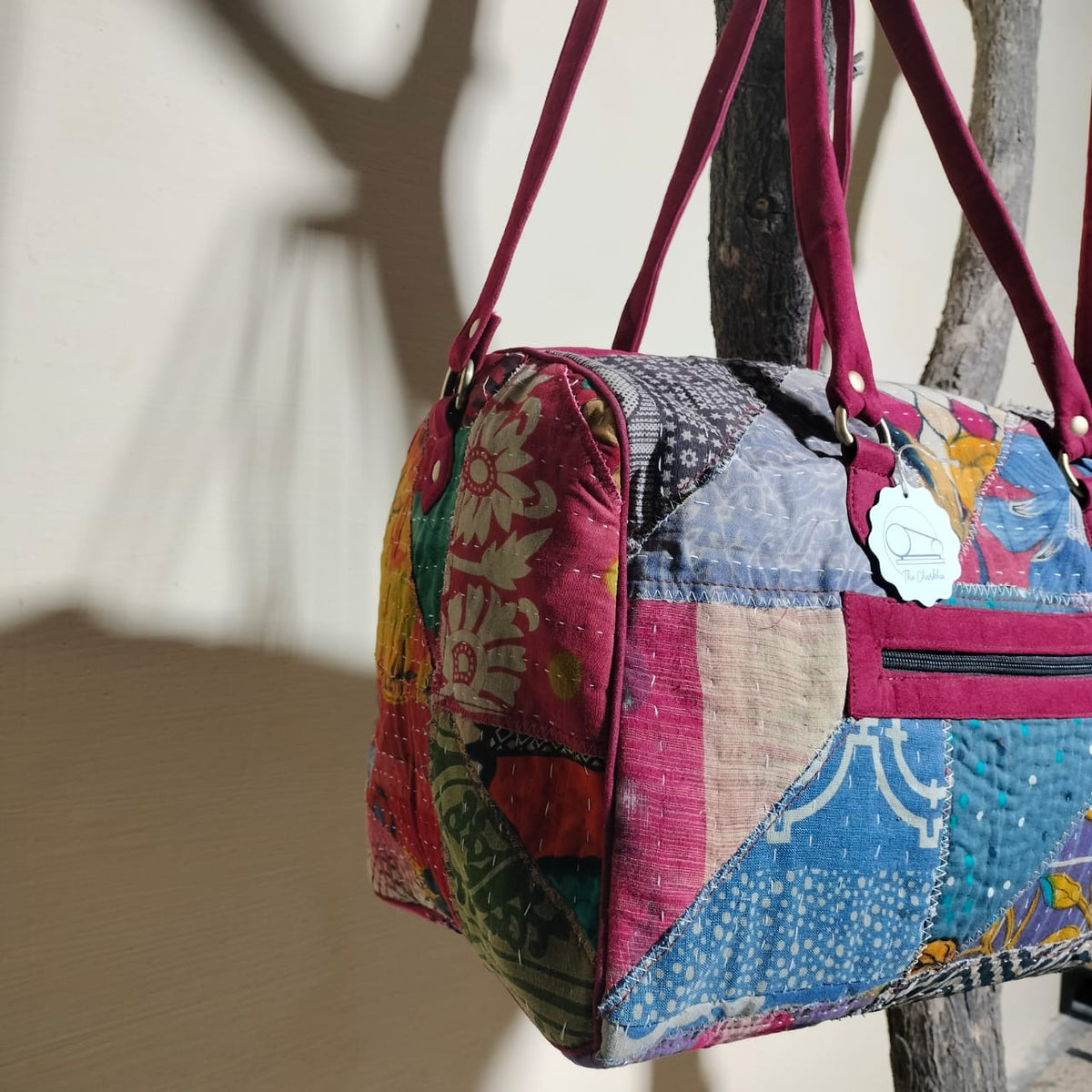 Handcrafted patchwork travel Bag