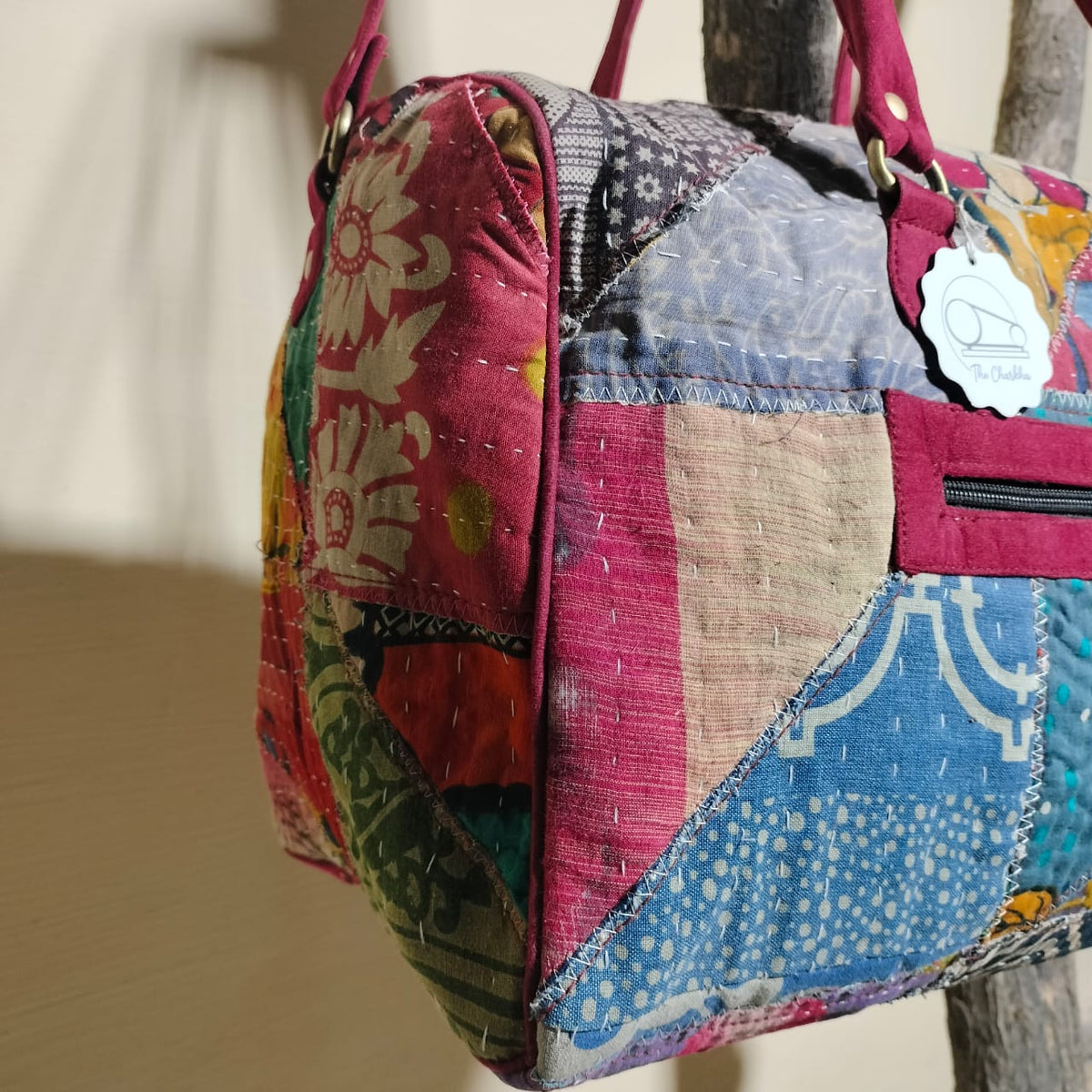 Handcrafted patchwork travel Bag