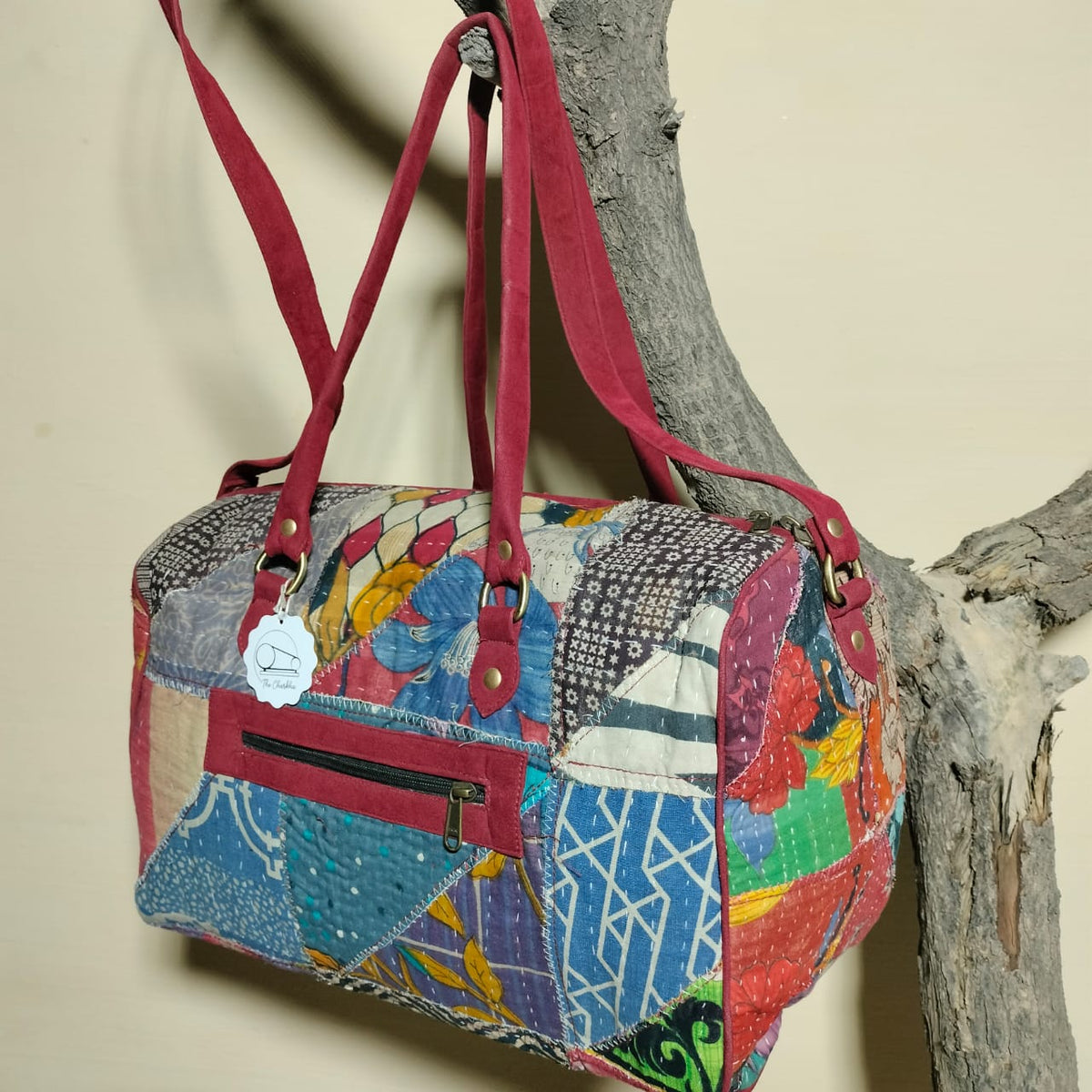 Handcrafted patchwork travel Bag