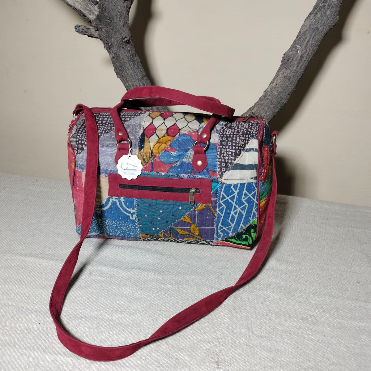Handcrafted patchwork travel Bag