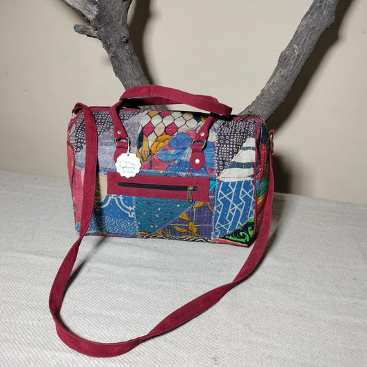 Handcrafted patchwork travel Bag